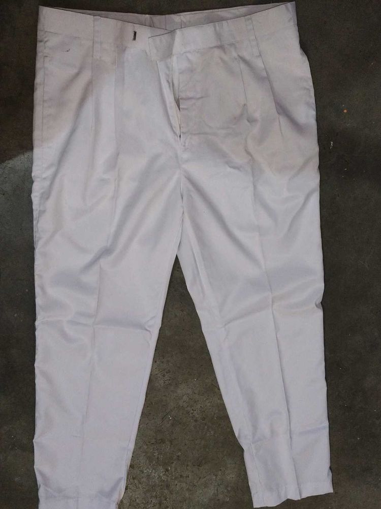 Classic White Pants For Men