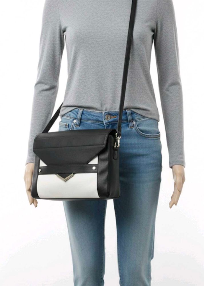 100% leather sling bag