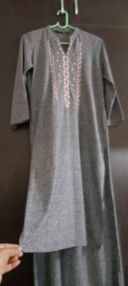 avaasa kurti,  size: M, Grey Melange