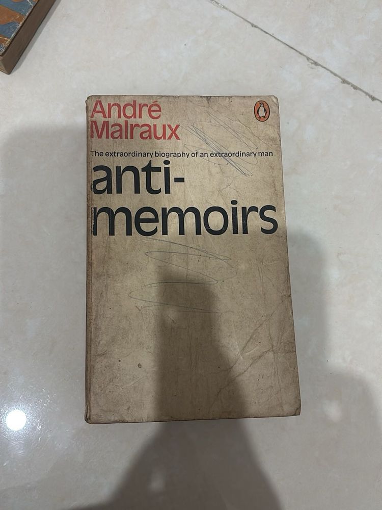 Anti-Memoirs by Andre Malraux + 3 Free Books