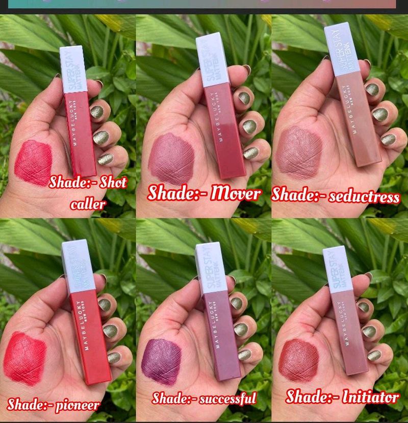 Super Stay Matte Ink  Lipstick Box Holi Offer