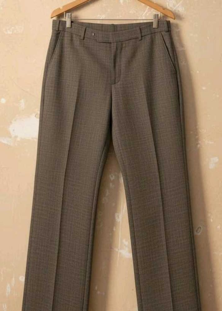 Men&#39;s Brown Plaid Pants