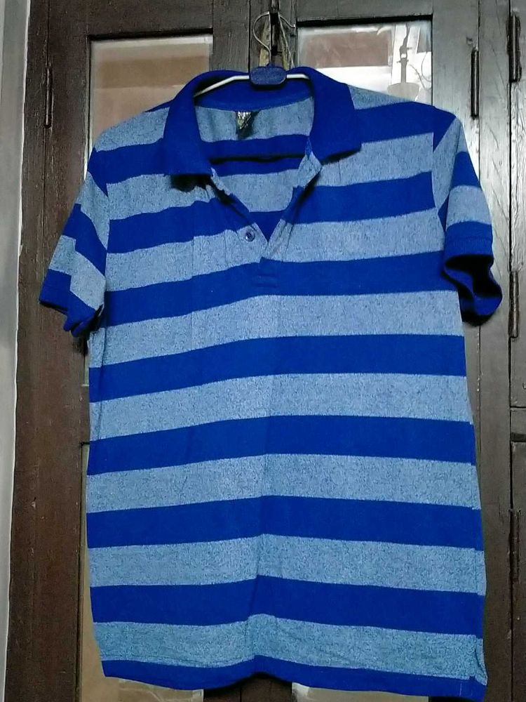 Striped Polo T-Shirt