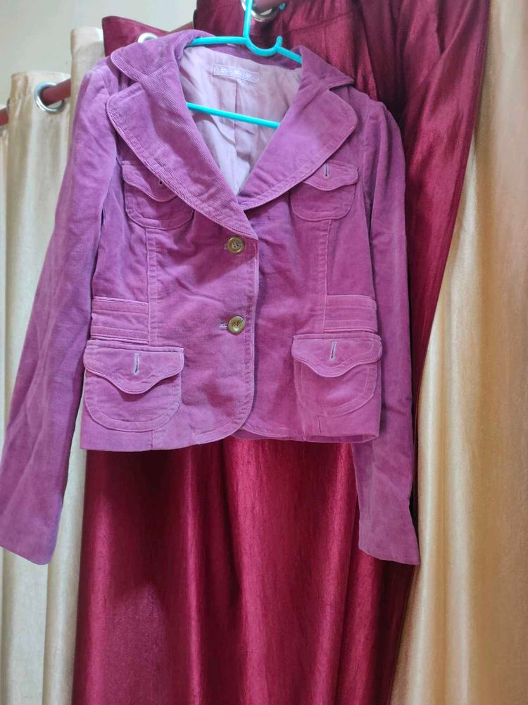 Magenta Colour Blazer