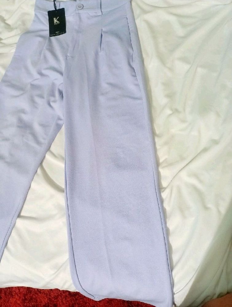 White Flared Pants