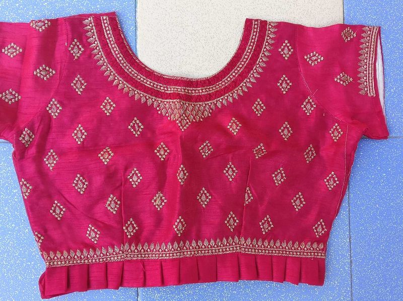 Embroidered Pink Blouse