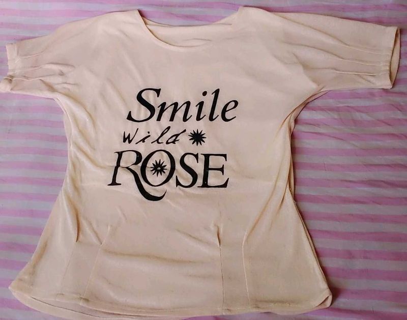 Smile Wild Rose Tee