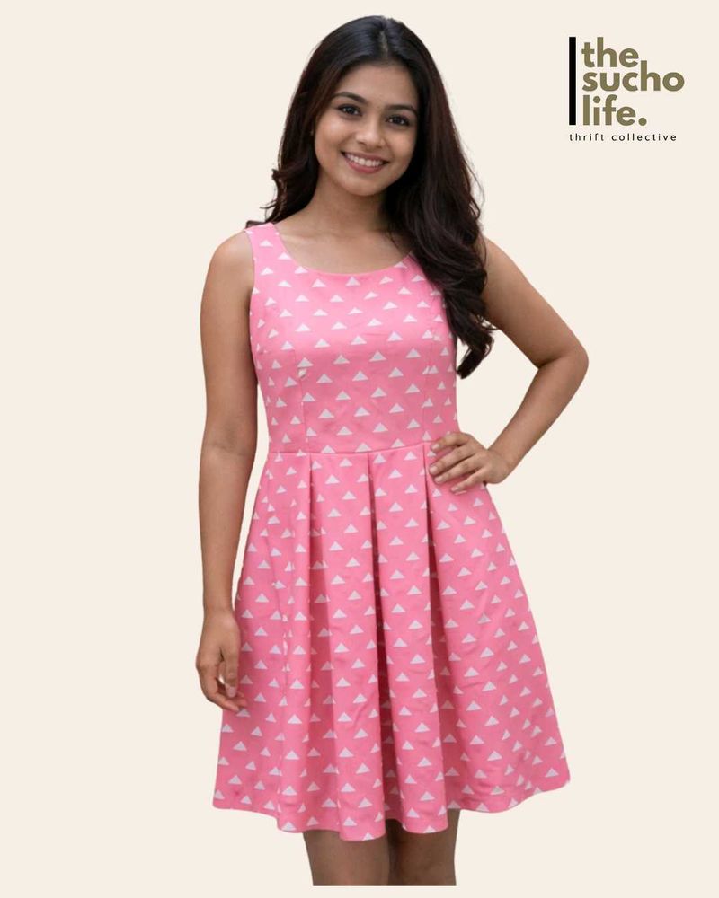 Cute Pink Skater Dress | Women
