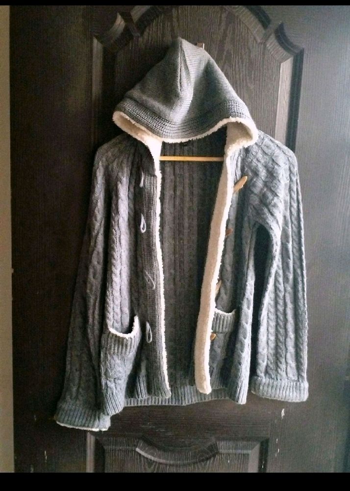 Cable Knit Winter Hoodie( New)