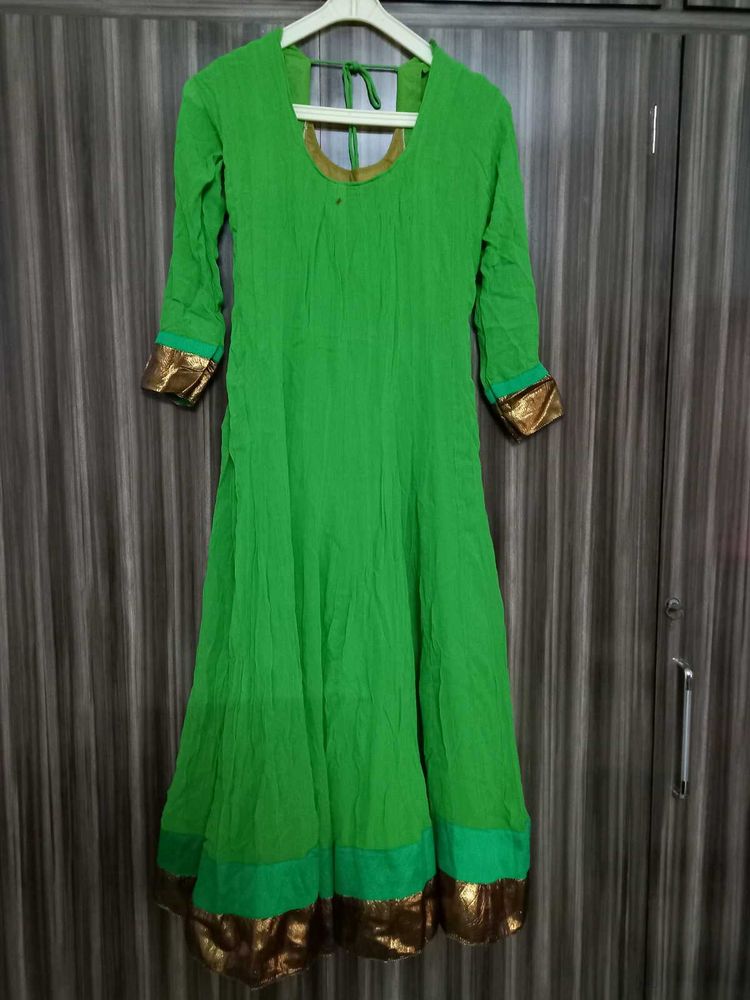 Green Anarkali Kurta