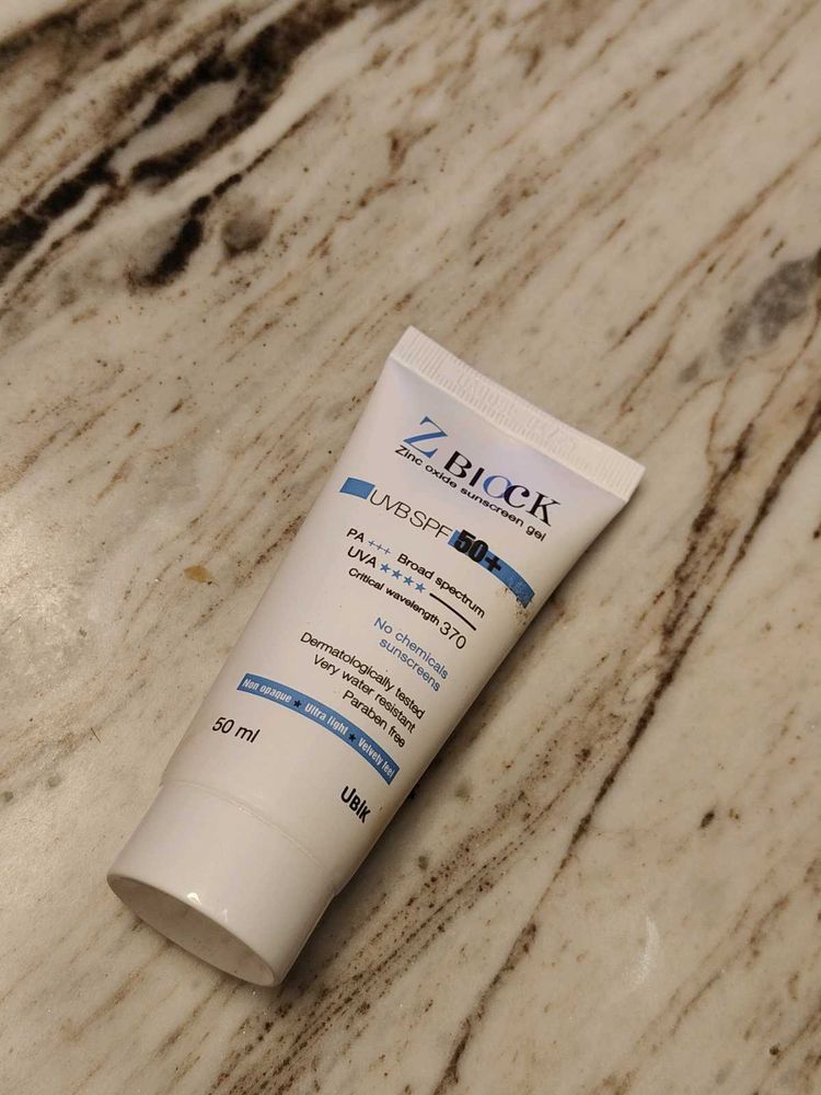 Zinc Oxide Sunscreen Gel