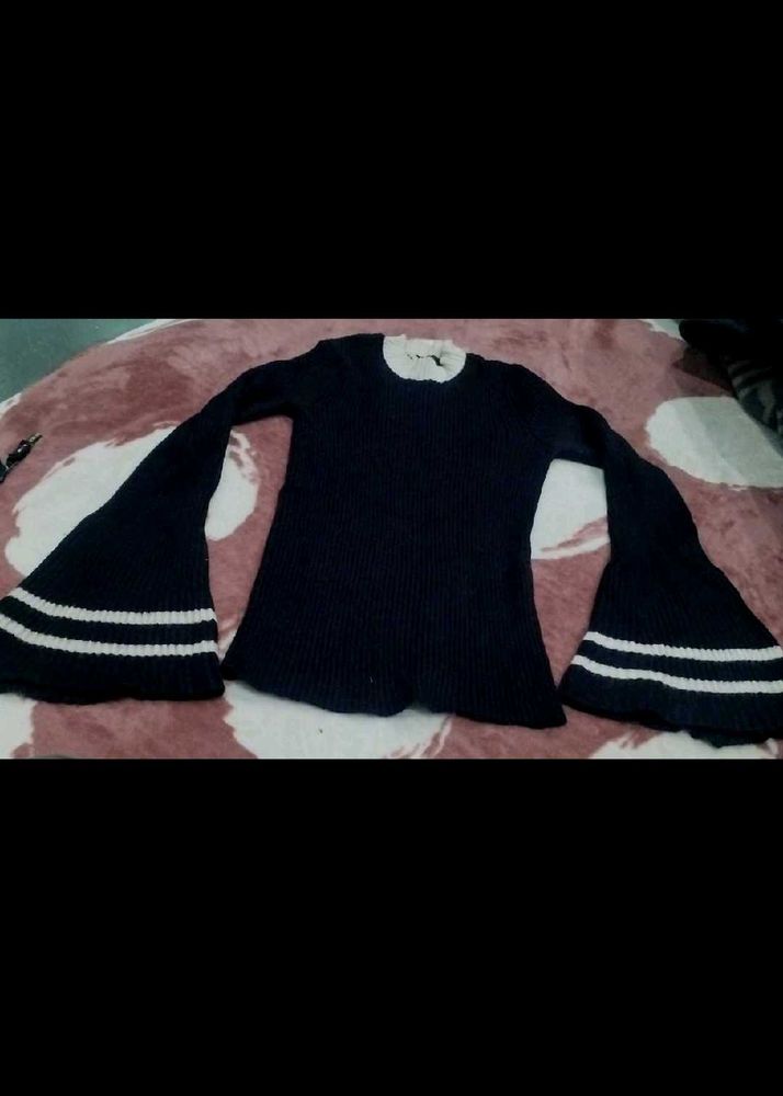 Bell Sleeve Knit Sweater