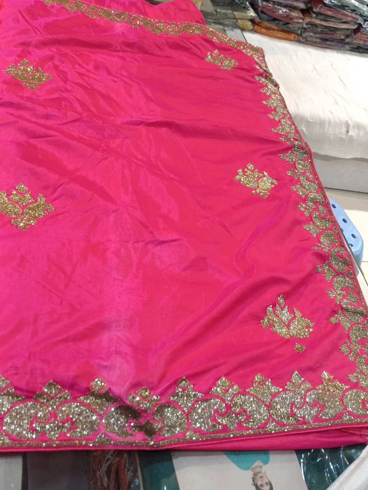 Elegant Pink Saree