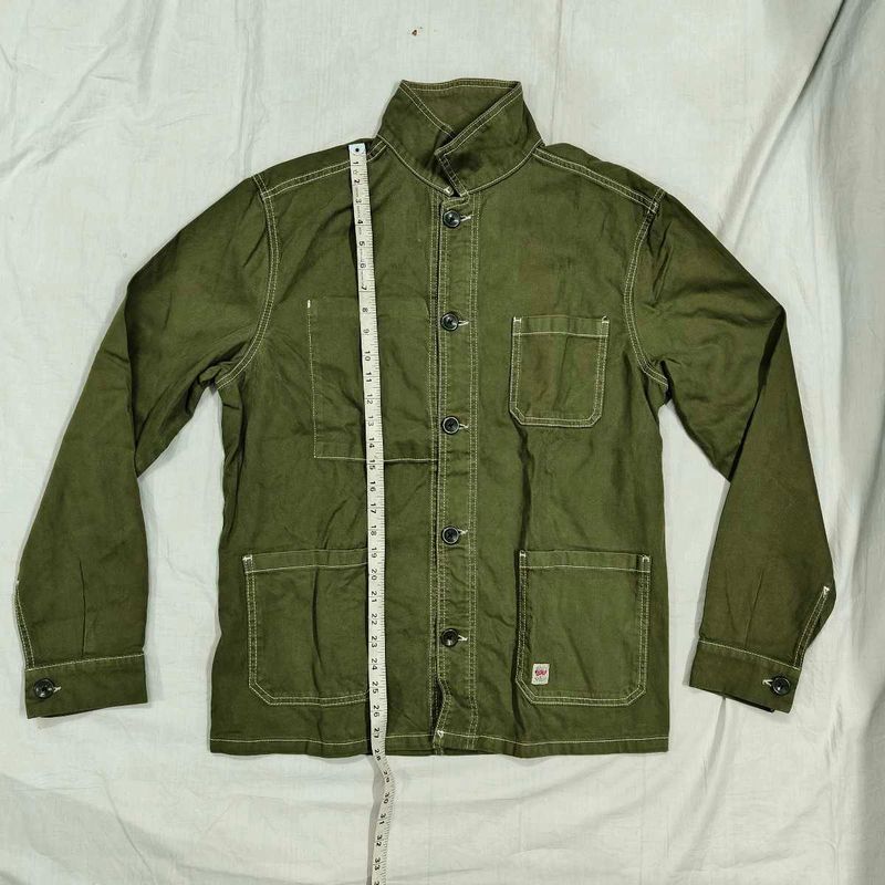 Zara Green Shirt Jacket Shacket