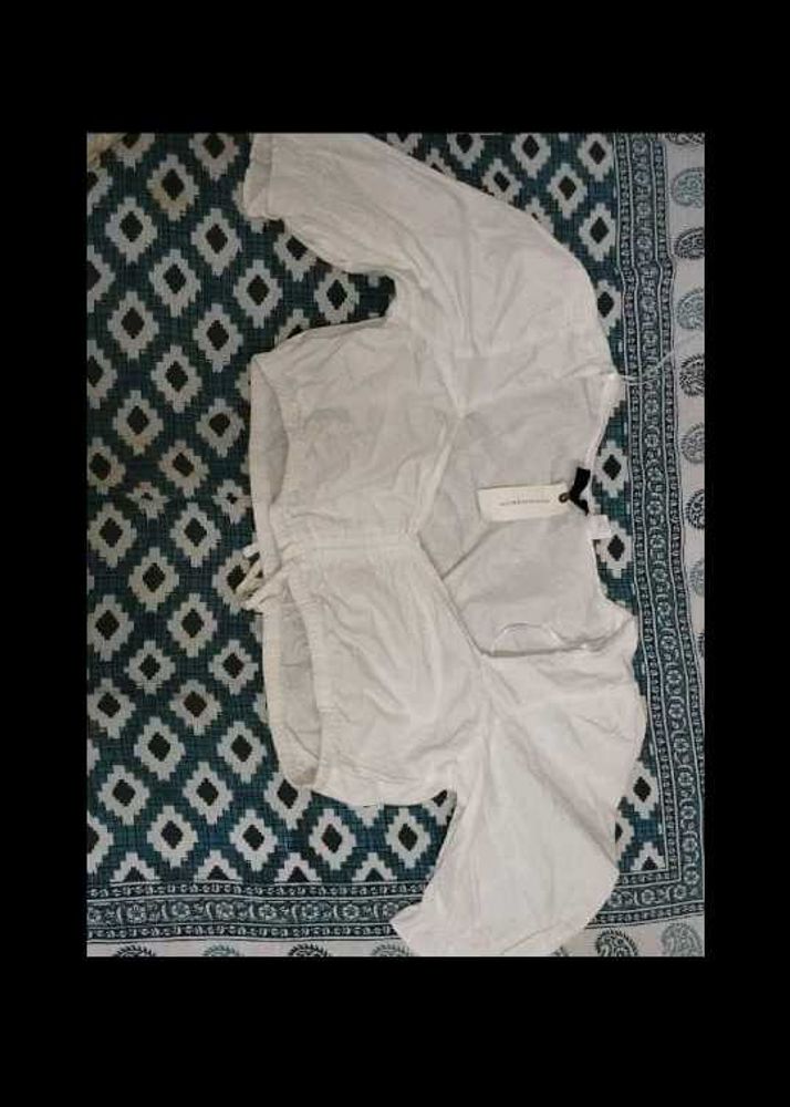 White Short Sleeve Top