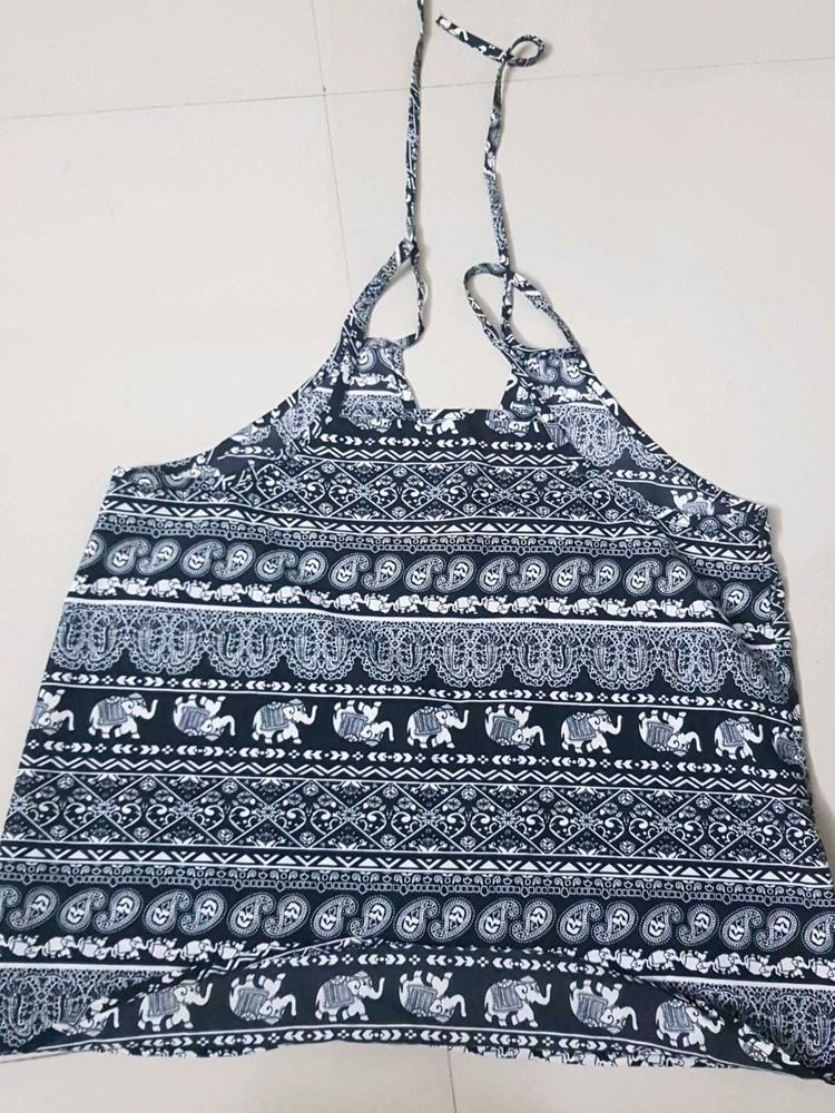 Tribal Elephant Print Stylish Women Top