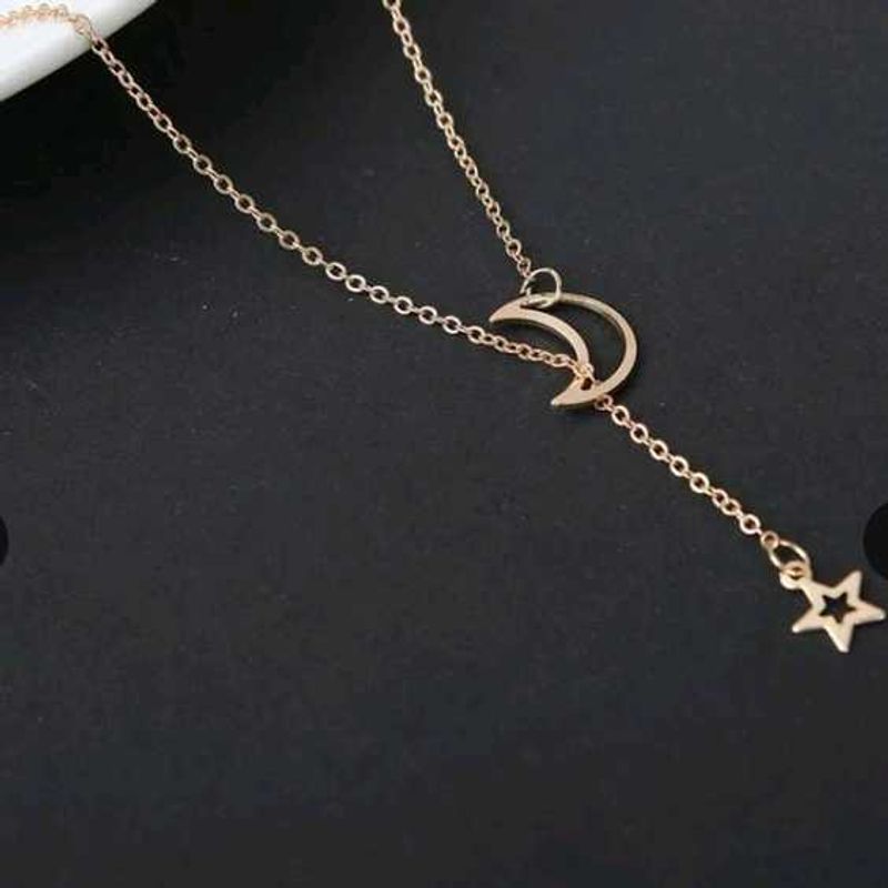 Moon &amp; Star Necklace