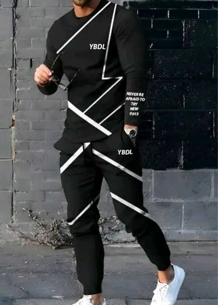 YBDL Black &amp; White Tracksuit