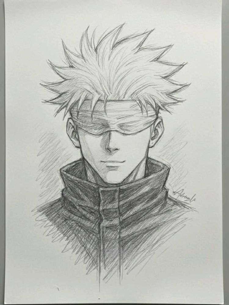 Gojo Satoru Sketch - Jujutsu Kaisen Fan Art