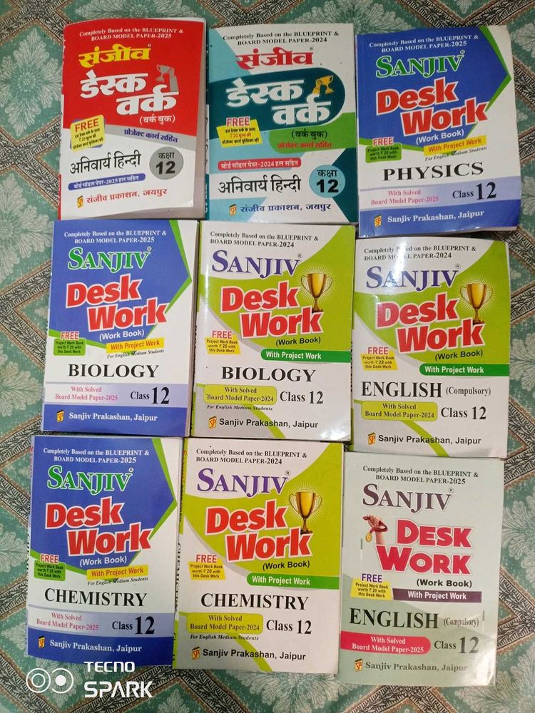 Class 12 Sanjiv Desk Work Guides