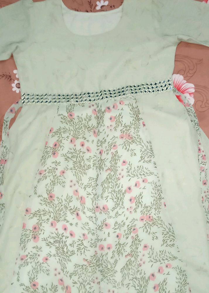 Girls/Women Dress (Green)