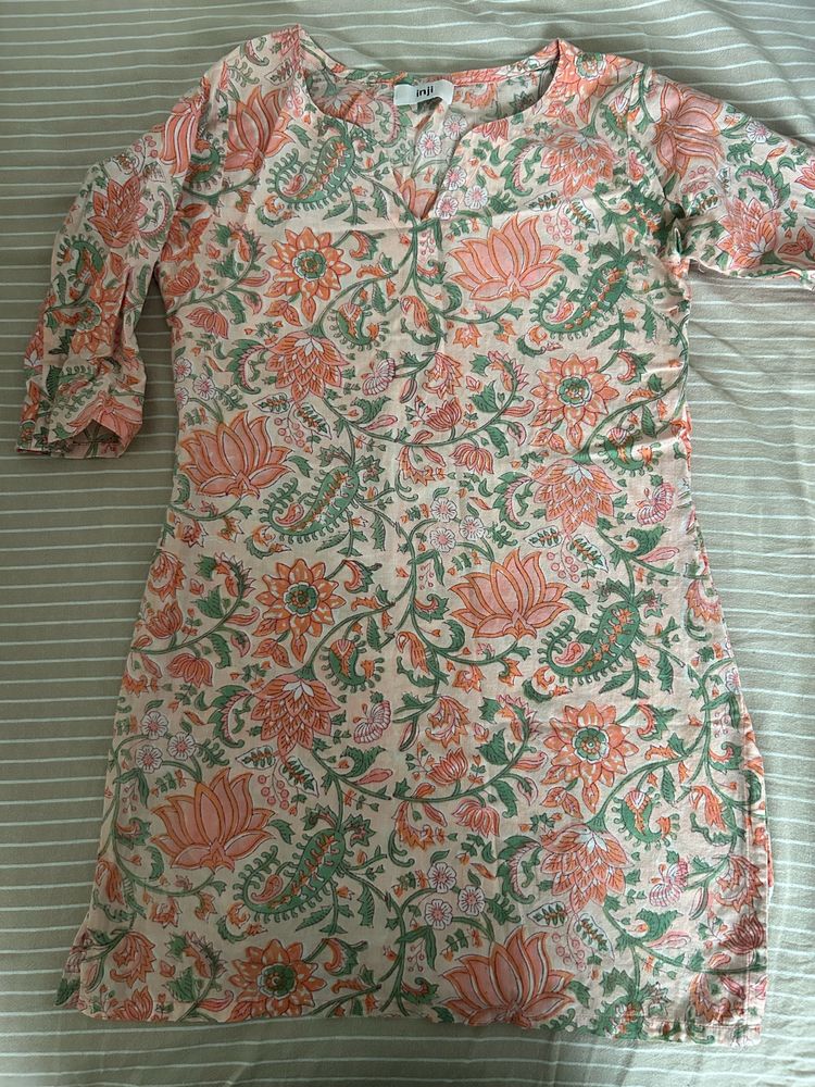 Short Hand Block Printed Kurti By It’s Inji