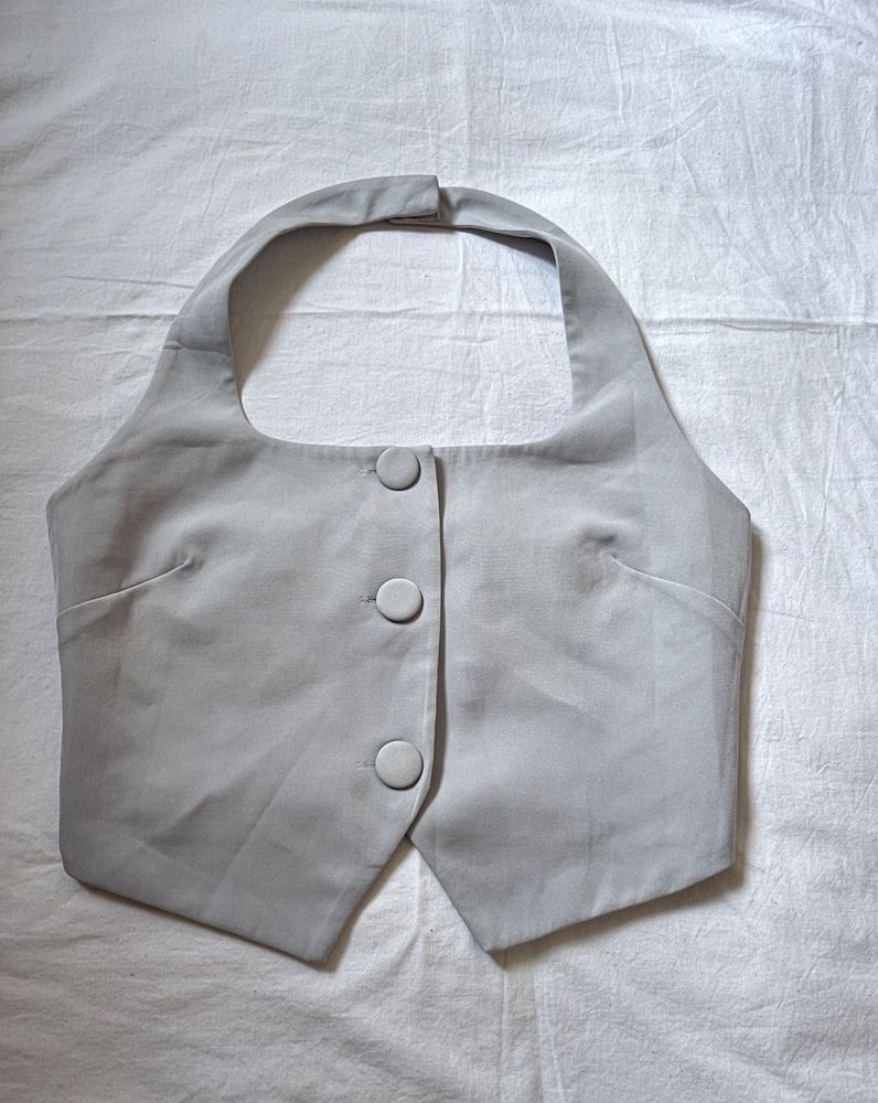 Halter Cropped Vests Top