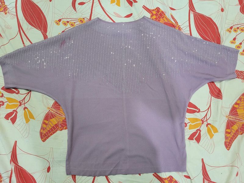 Heavy Partywear Lavender Top