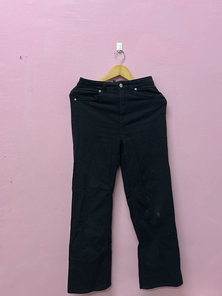Black Straight Leg Jeans