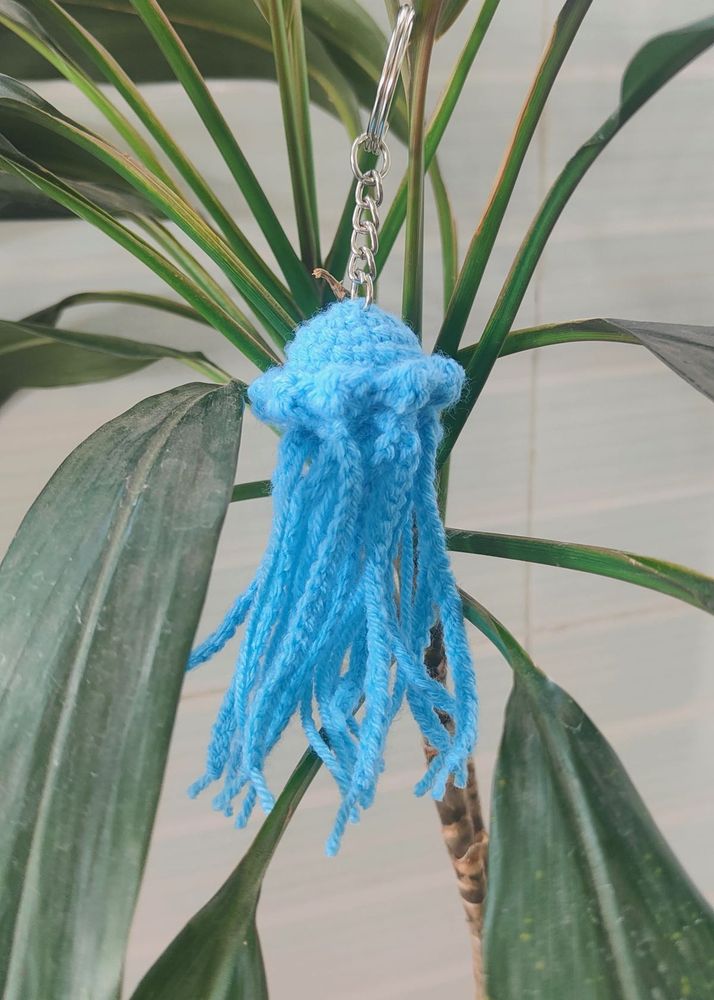 Crochet Jellyfish 🪼 keychain