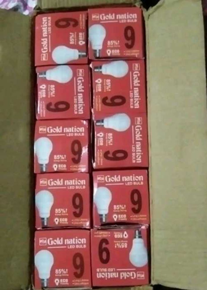 Led Bulb Pack Of 10 And 9watt