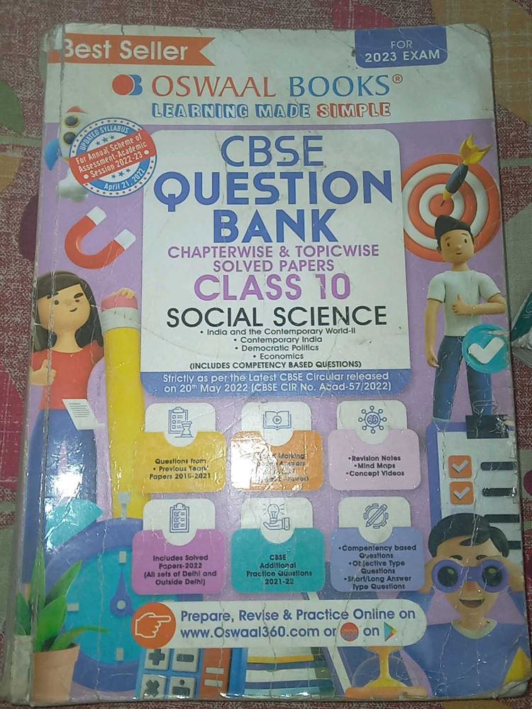 Oswaal CBSE Class 10 Social Science Question Bank