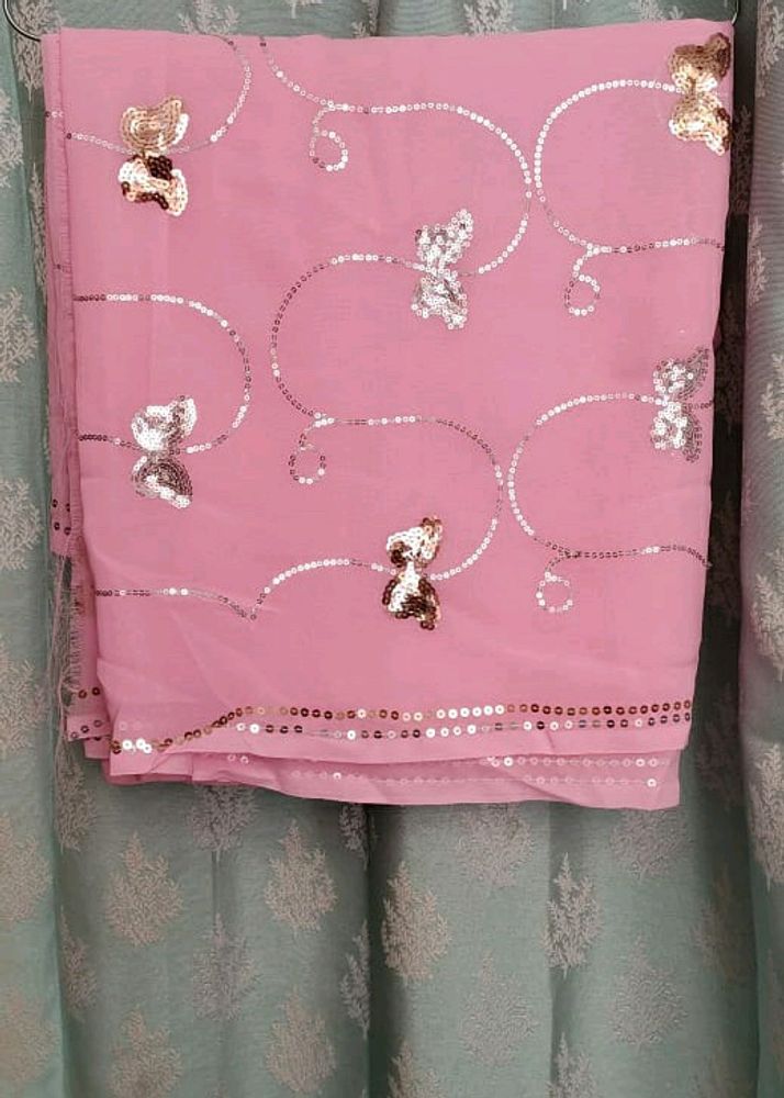 Baby Pink Saree