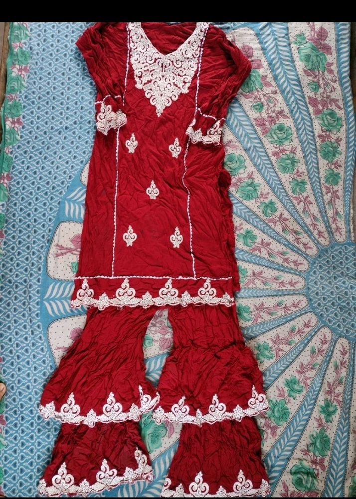 Kurta Palazzo Work Set