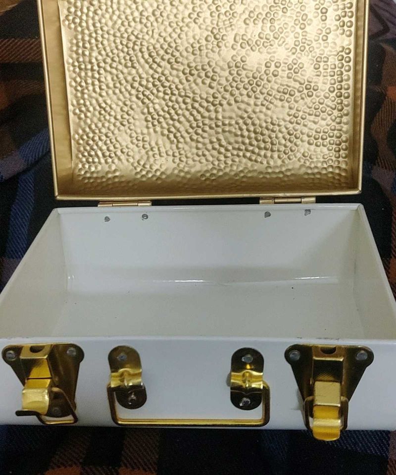 Heavy Metal Trunk For Storage