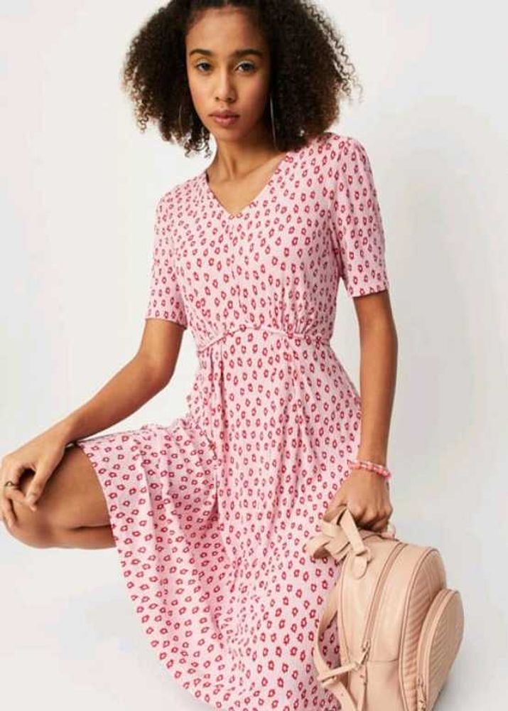 MAX Floral Printed A-line Dress