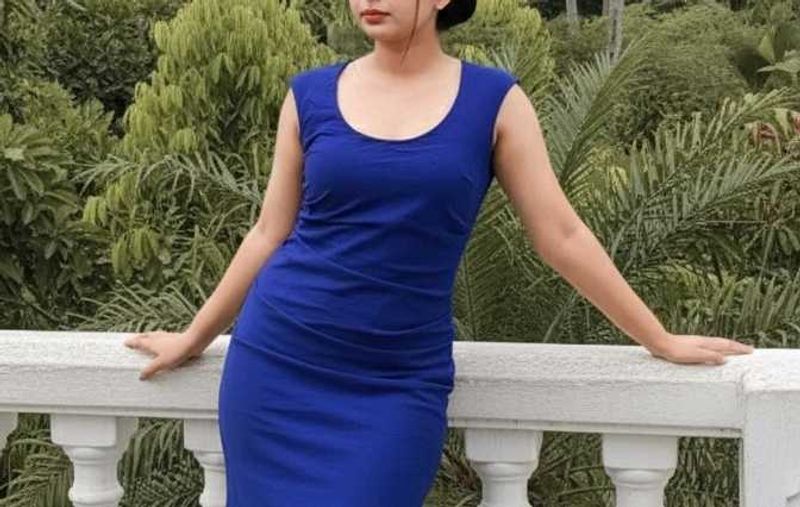 Blue Bodycon Dress