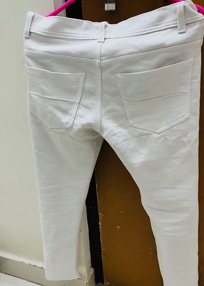 White Denim Jeans