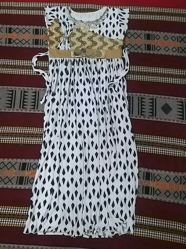 Patterned Maxi Dress
