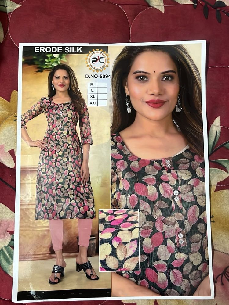 Floral Print Kurta