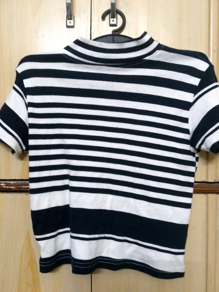 Striped Crop top