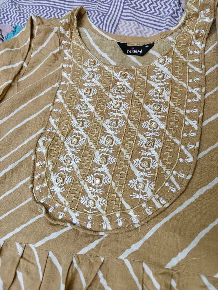 Elegant Striped Kurta