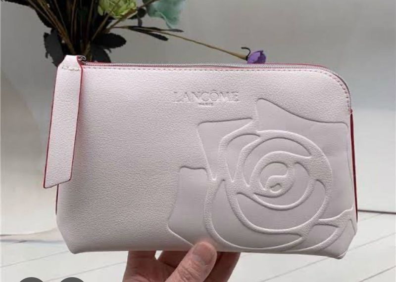 Lancome Paris Rose Makeup Bag