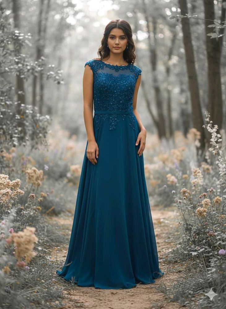 Elegant Blue Gown