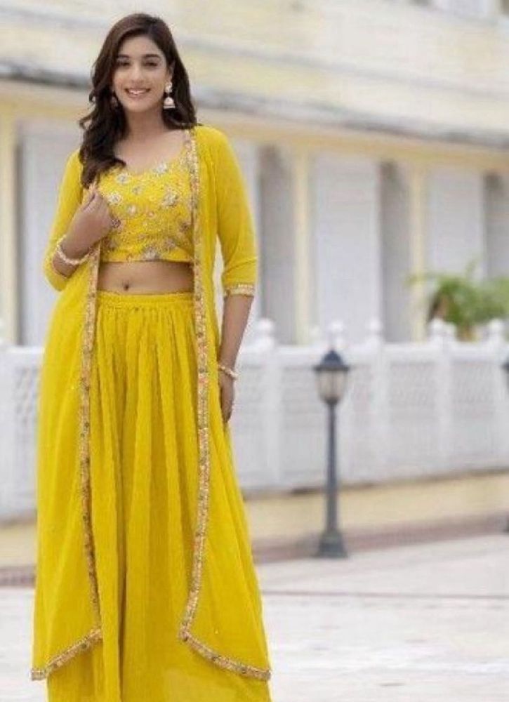 Sequin Embroidered Ethnic Set