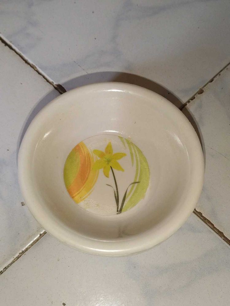 Vintage Floral Bowl