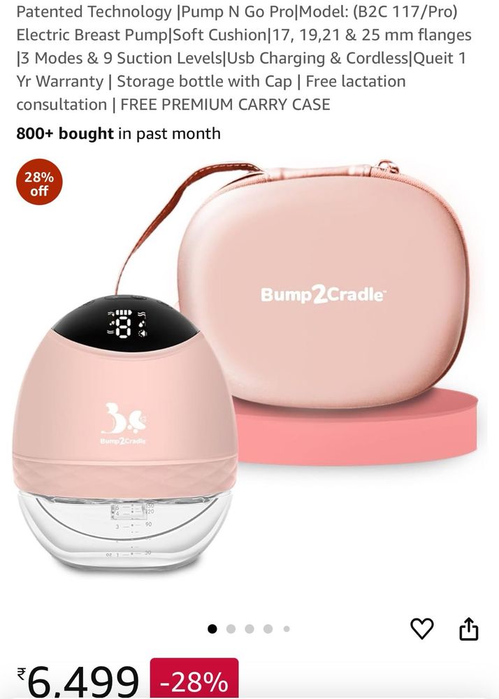 Bump2Cradle Automatic pump