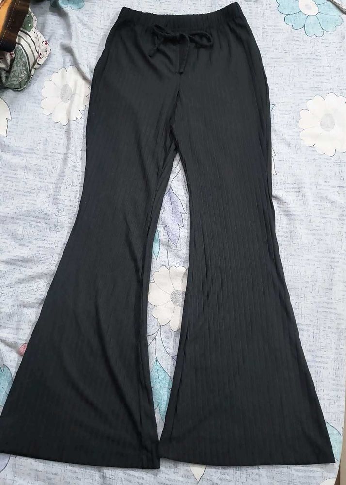 Black Flared Trousers