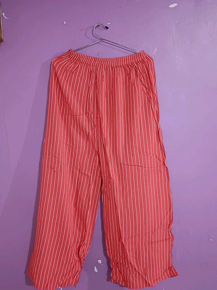 Striped Wide Leg Pants