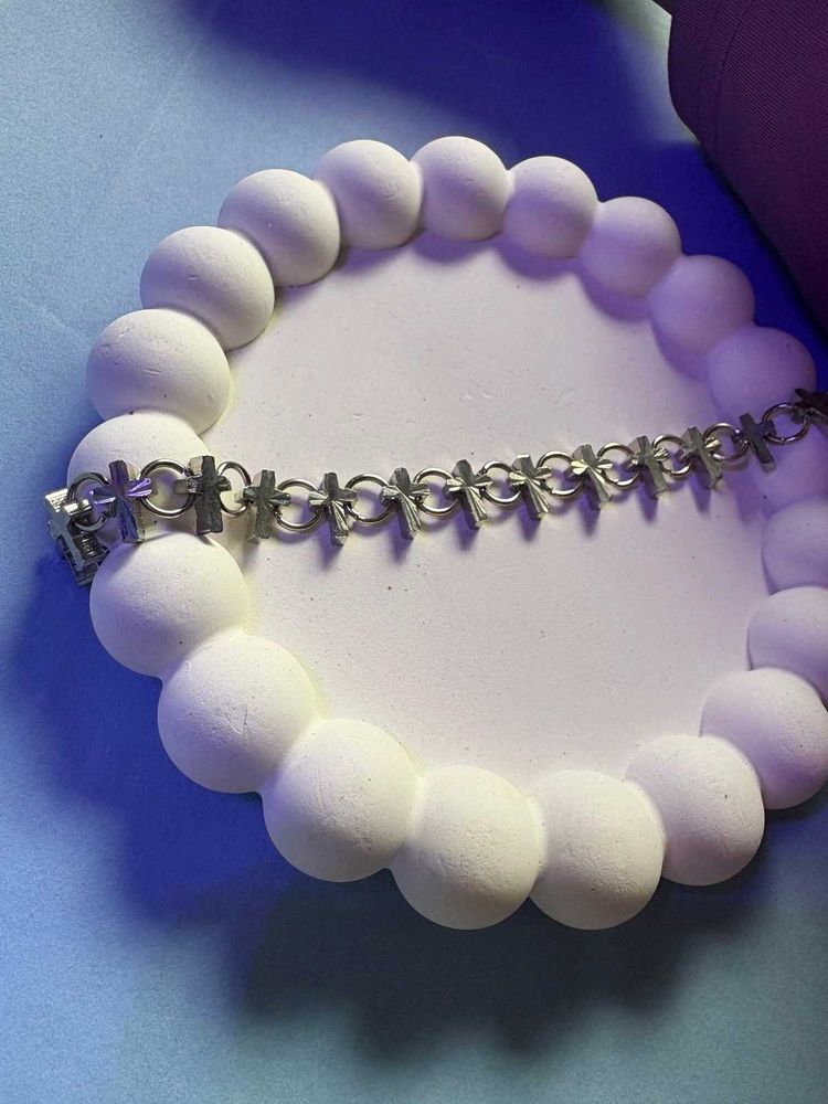 Cross Charm Bracelet And Free Ring